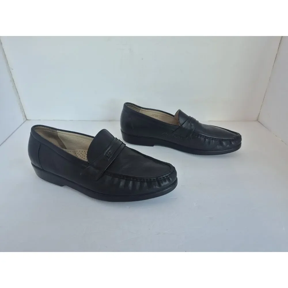 SAS Genuine Handsewn Leather Penny Loafer Comfort Mens Shoes Size 12 M USA